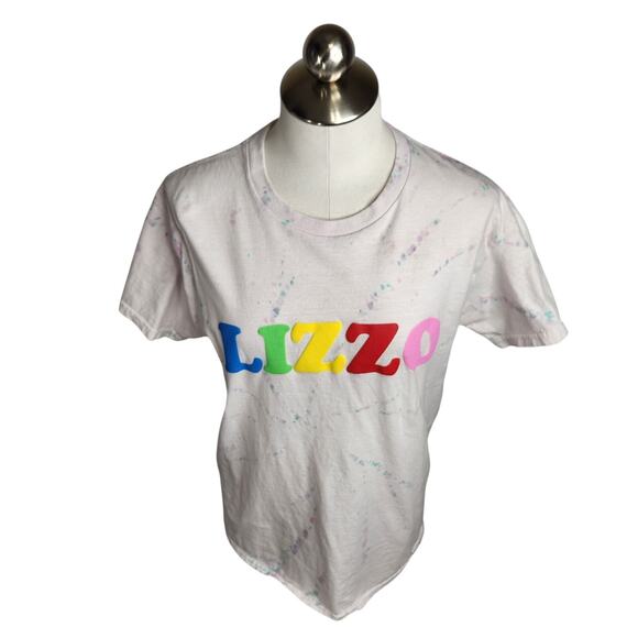 Lizzo U R Special‎ Tour Tie Dye T-Shirt Rainbow Puff Print Womens Size Medium - Picture 1 of 10